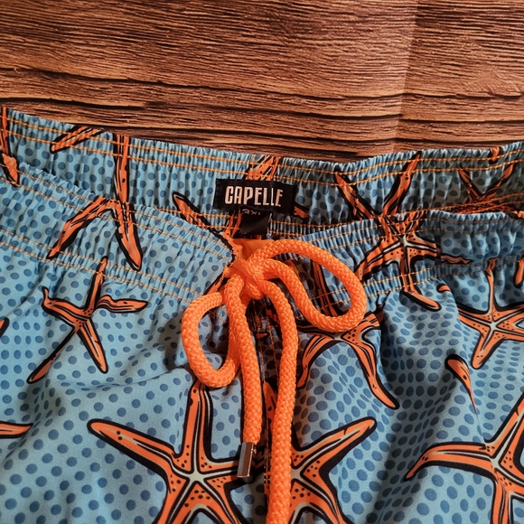 CAPELLE Men's SZ 3XL POP STAR Swim Trunks Compression Lined - Picture 2 of 5